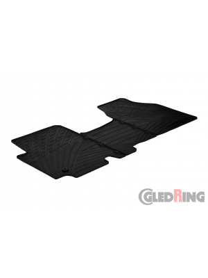 Original Gledring Passform Fußmatten Gummimatten 3 Tlg.+Fixing - Renault Trafic 2001-2009/2010-10.2014